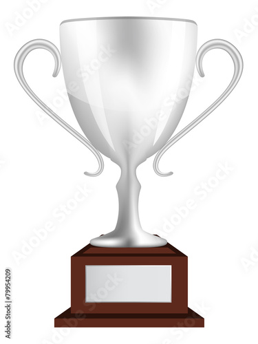 Silver Second Place Trophy Cup