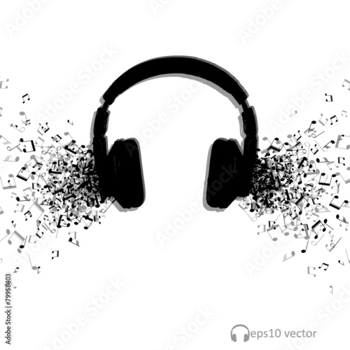 Abstract music design for use as a background