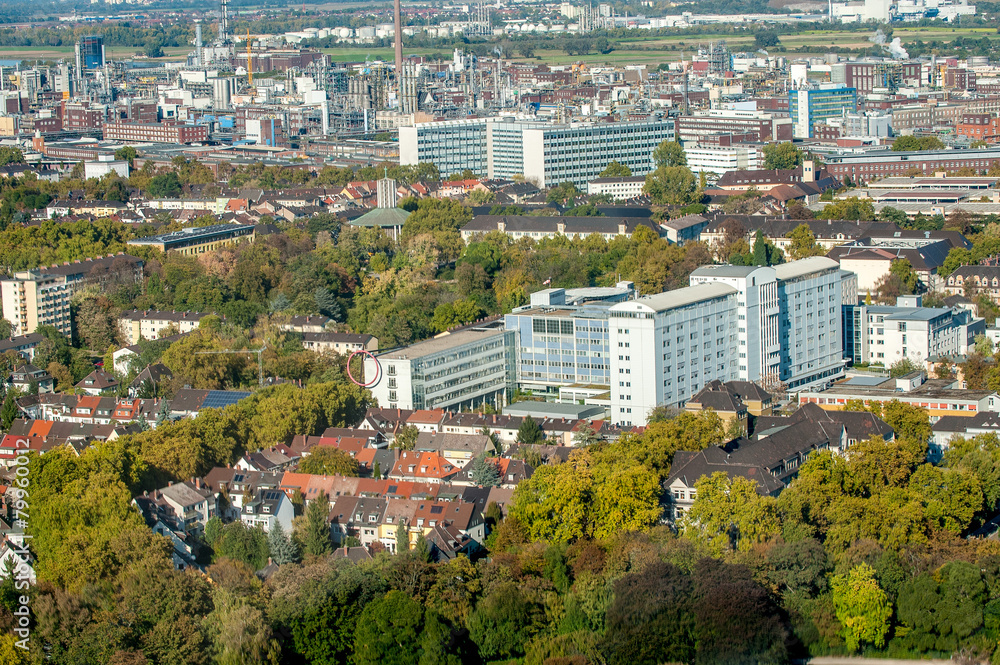 Obraz premium Klinikum Ludwigshafen LuHafen Krankenhaus Rheinland Pfalz