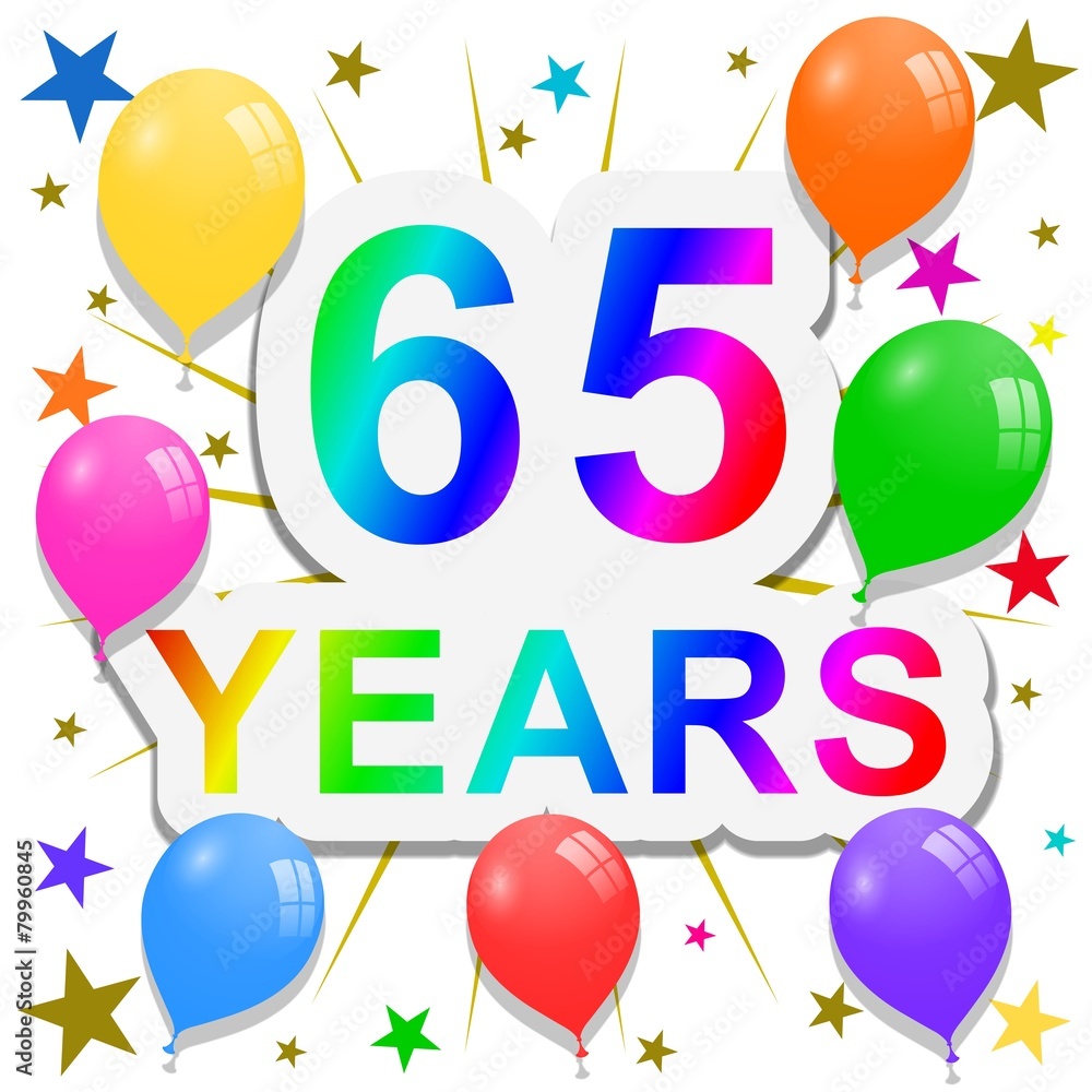 65 Years anniversary