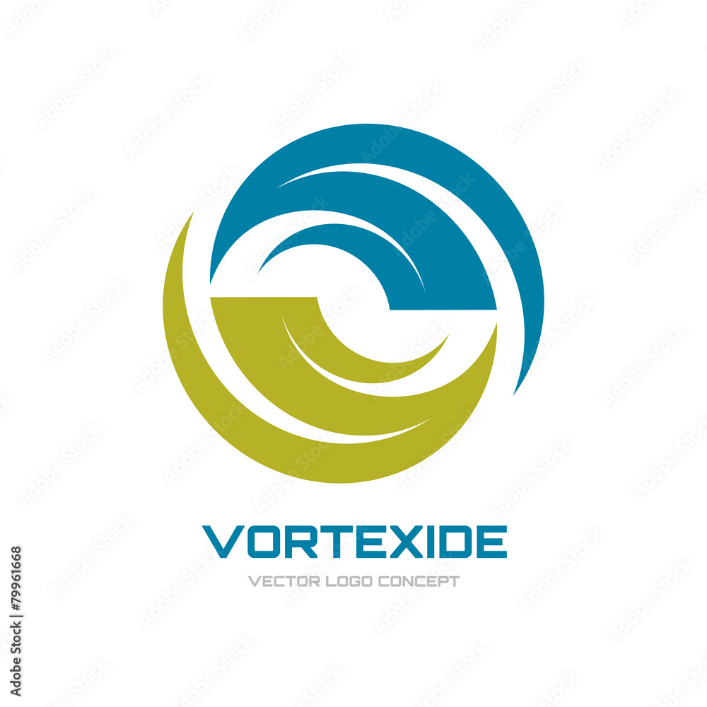 Vortexide - abstract vector logo. Nature vector logo. Vortexide - abstract vector logo. Nature vector logo.