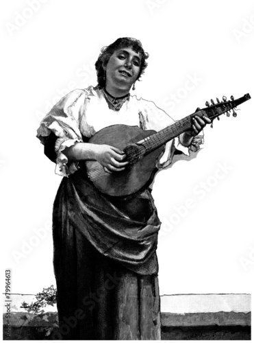 Italian Folklore   Musician - 19th century