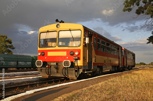 Train in Biharkeresztes. Hungary