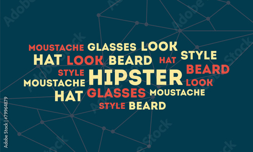 Fondo hipster