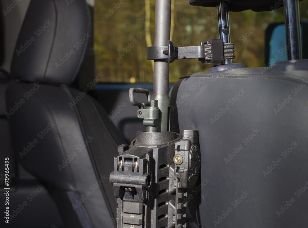 Fototapeta premium Rifle holder