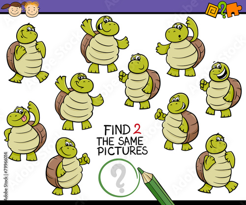 find same picture game cartoon