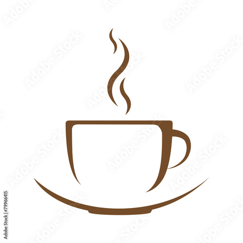 hot coffee cup vector
