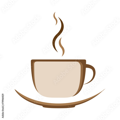 hot coffee cup vector
