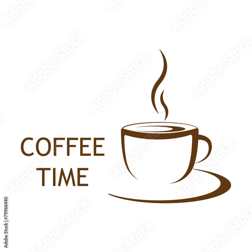 hot coffee cup vector