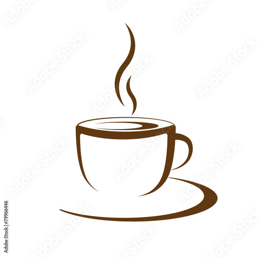 hot coffee cup vector
