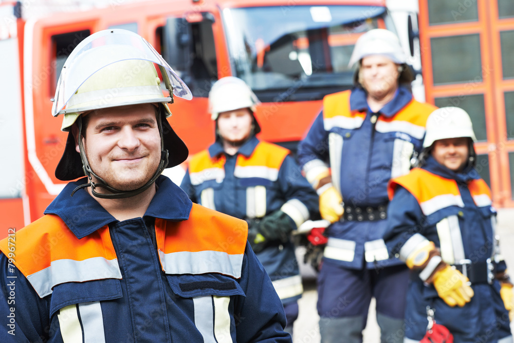 Obraz premium firefighter