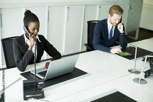Young people in the office