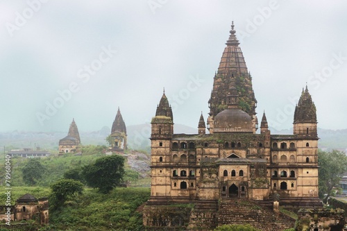 Old Chaturbhuj Hindu Temple  Orchha  India