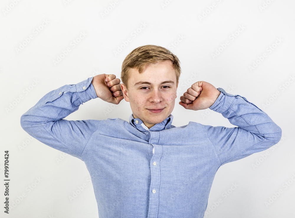 sixteen years old caucasian boy sixteen years old caucasian boy