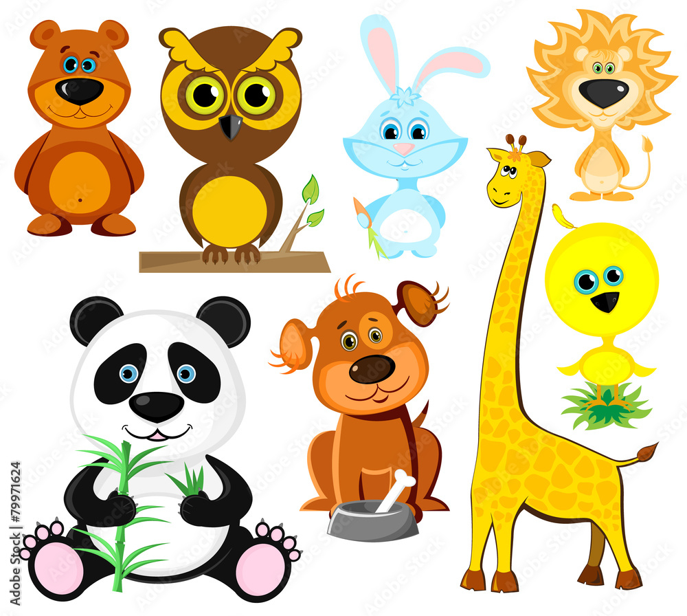 Naklejka premium Animals
