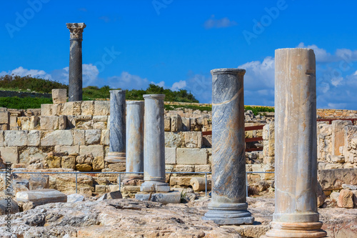 ancient greek town scene cyprus limasso