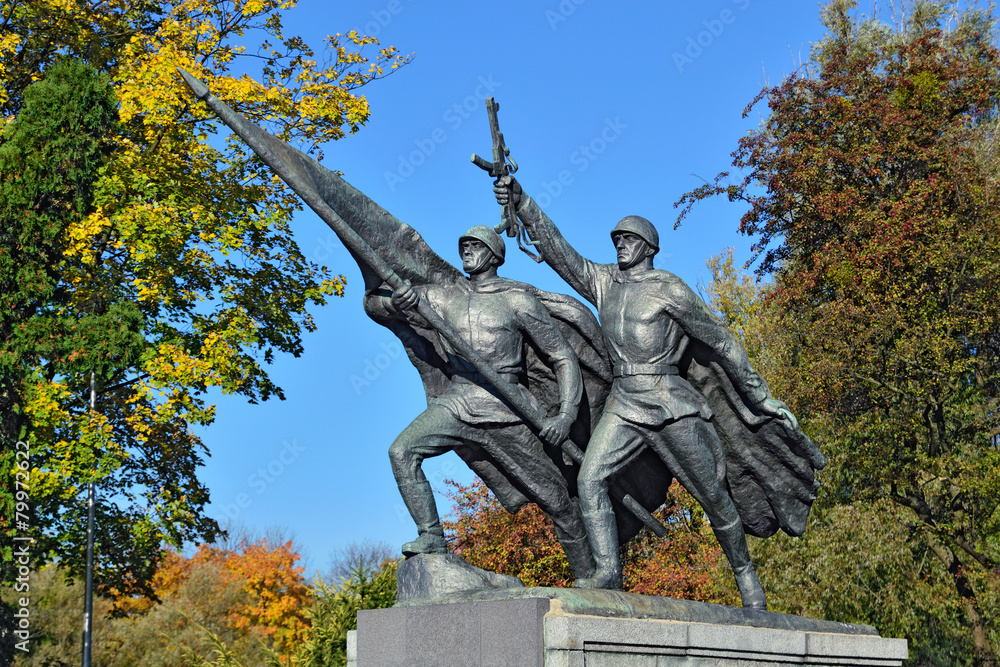 Monument Victory. Memorial to 1200 guards, Kaliningrad, Russia