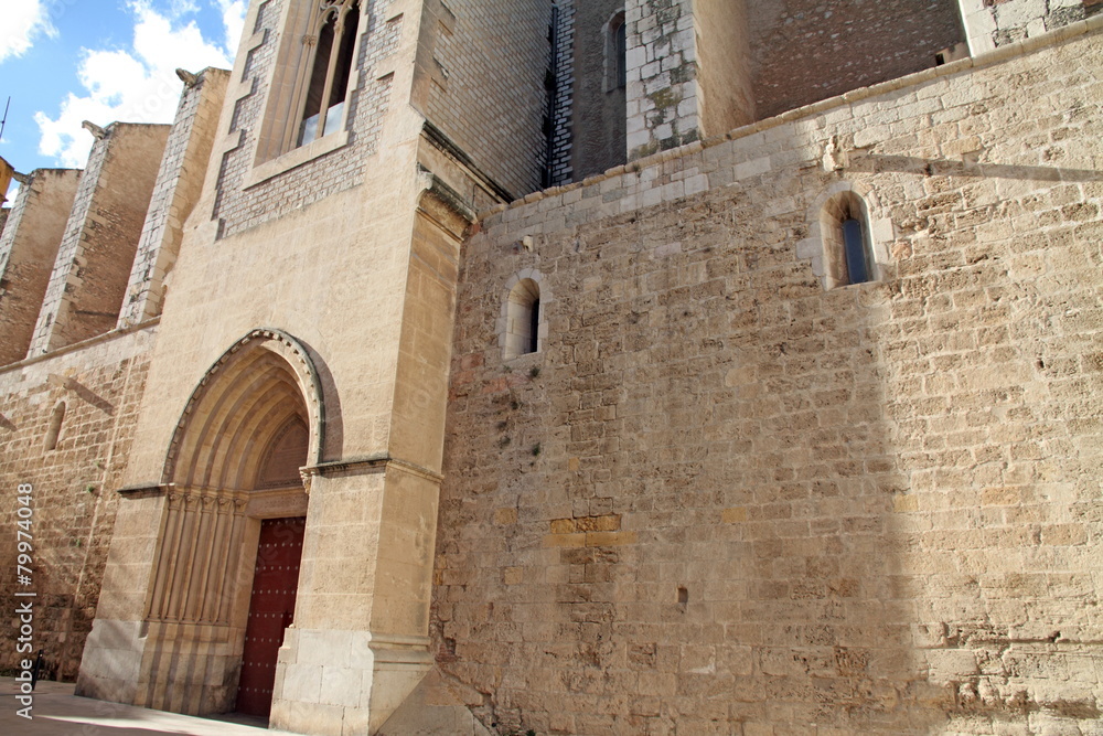 San Juan church, Valls town, Tarragona, Catalonia, Spain