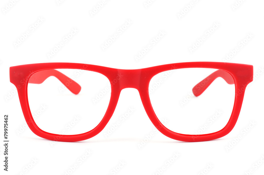 Fototapeta premium red eyeglasses