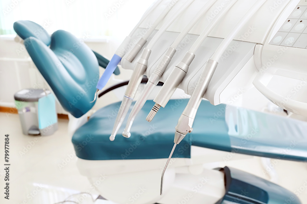 The image of a dental drilling machine The image of a dental drilling machine