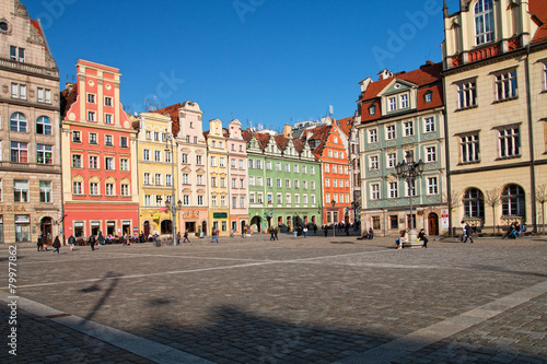 Wrocław Stare Miasto w pogodny dzień