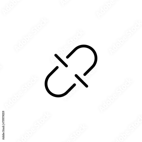 Unlink  - Trendy Thin Line Icon