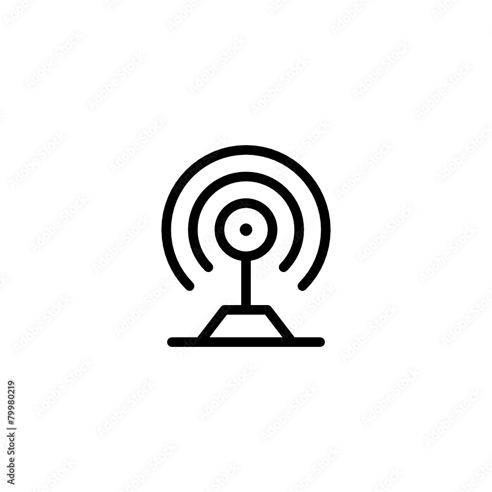 Signal - Trendy Thin Line Icon Signal - Trendy Thin Line Icon
