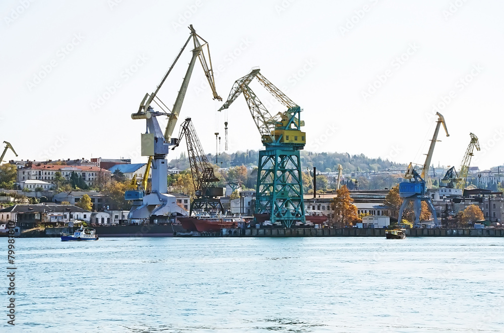 Sea port of Sevastopol