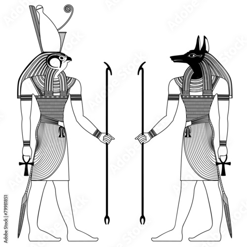 figure of ancient egypt deities photo
