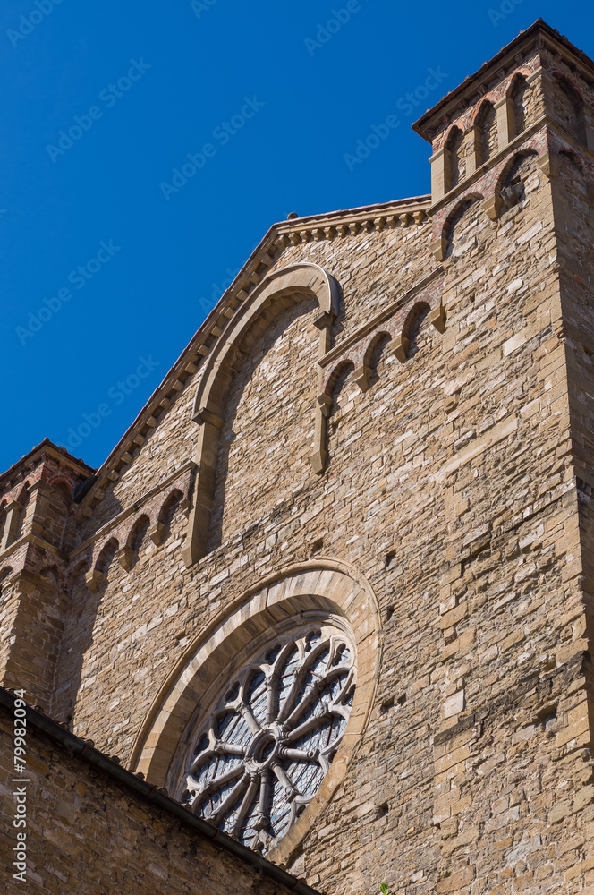 Basilica of Santa Maria Novella. View from railway station.