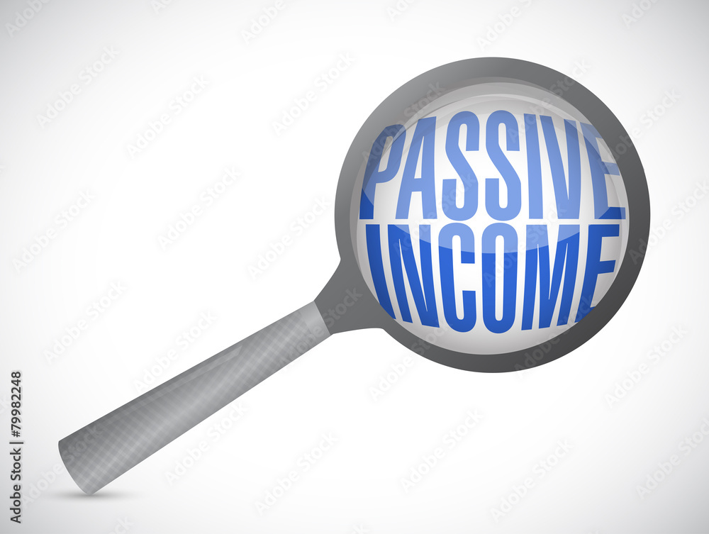 passive income search concept illustration passive income search concept illustration