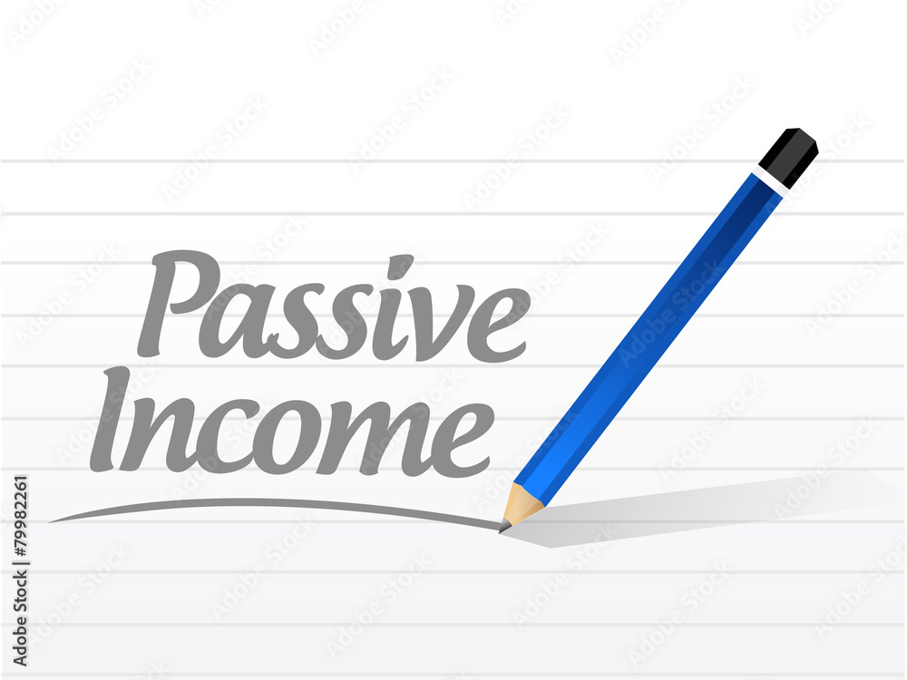passive income message sign concept illustration passive income message sign concept illustration