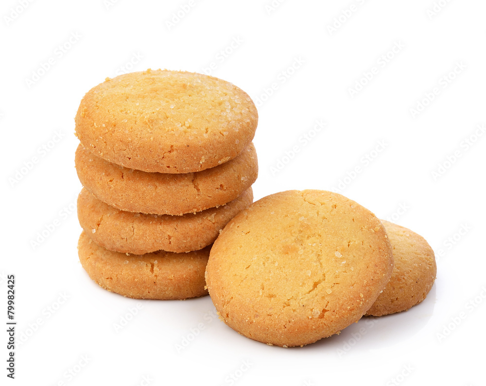 cookie on white background cookie on white background