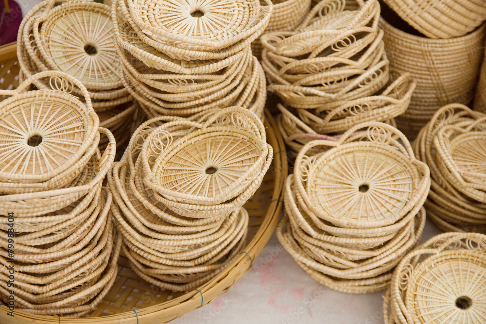 Wicker Baskets - Stock Image Wicker Baskets - Stock Image