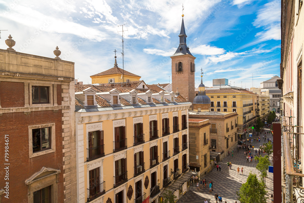 Fototapeta premium Aerial view of Madrid