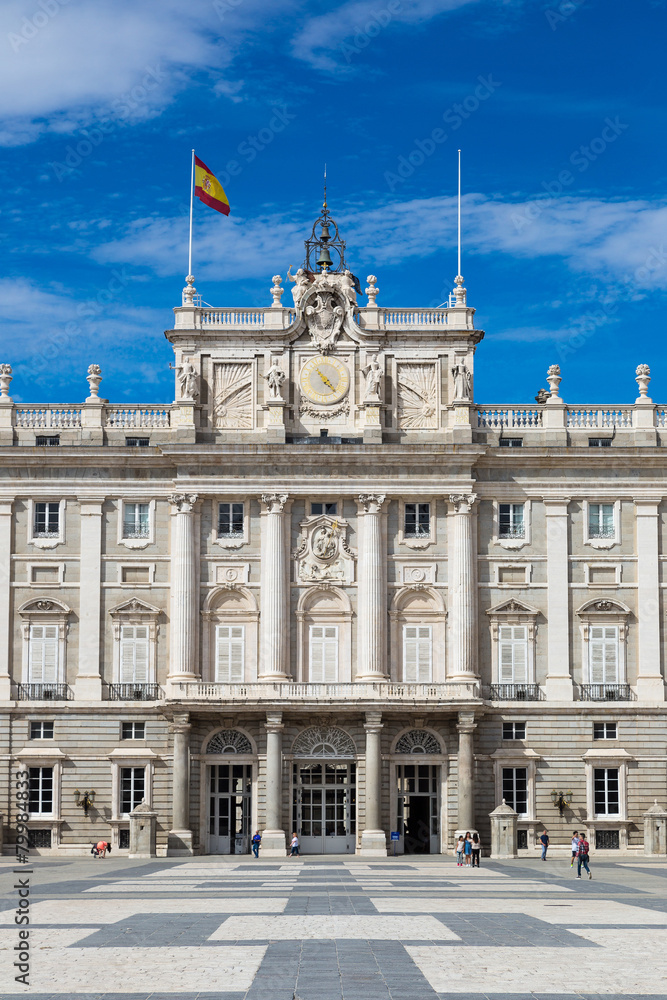 Fototapeta premium Royal Palace in Madrid, Spain