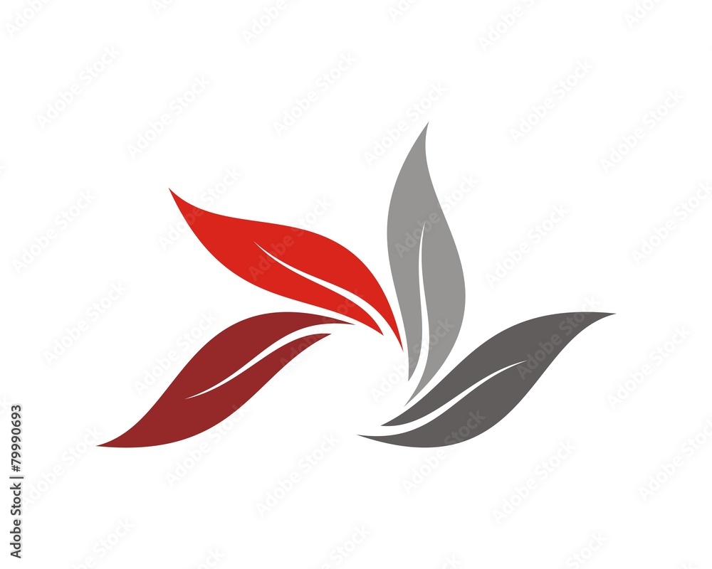 Fototapeta premium leaf business logo