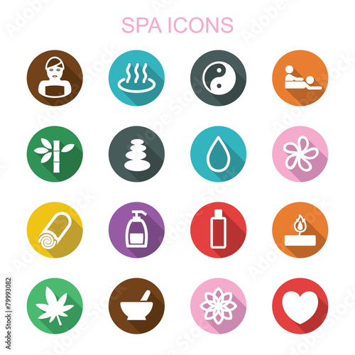 spa long shadow icons