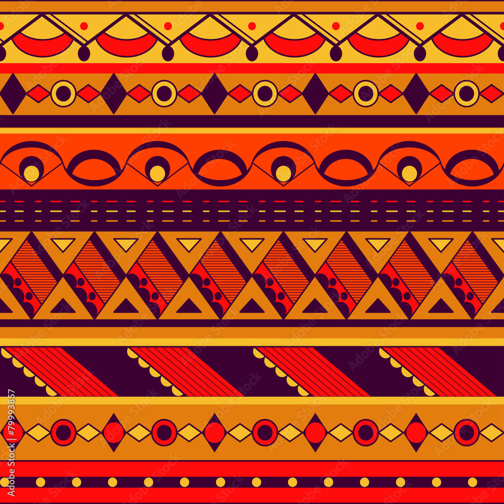 Seamless ethnic background Seamless ethnic background