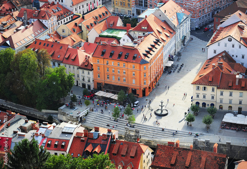 Ljubljana city center, Slov...