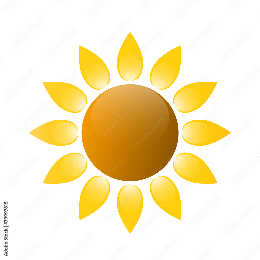 Naklejka premium 向日葵