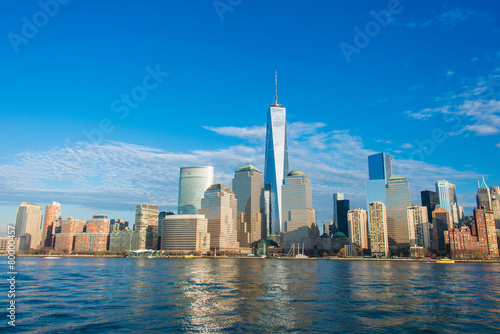 Panorama of downtown Manhattan