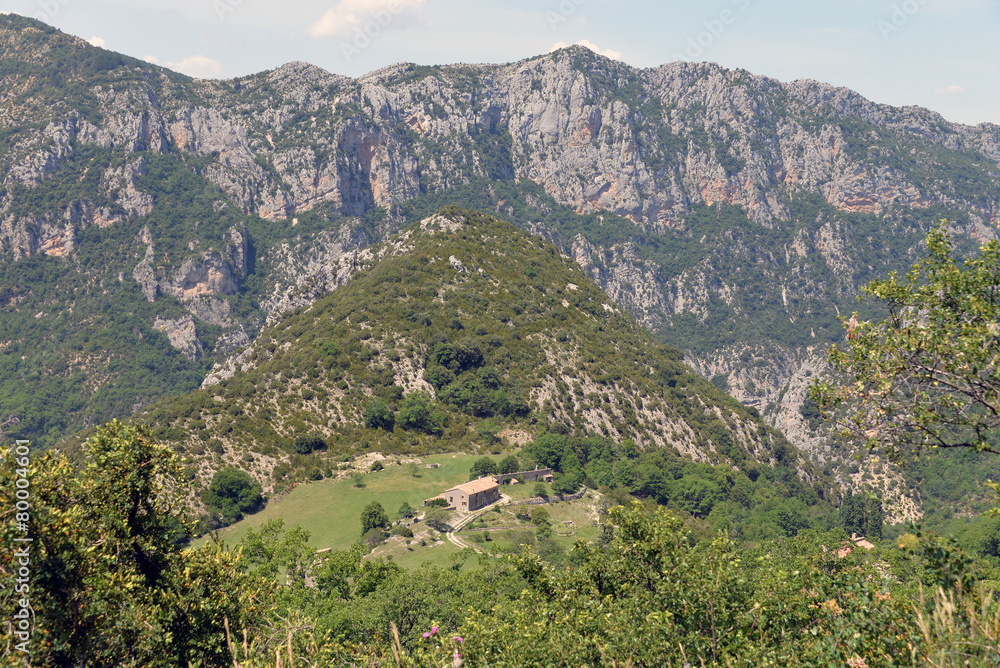 Höhenblick im Verdon Provence