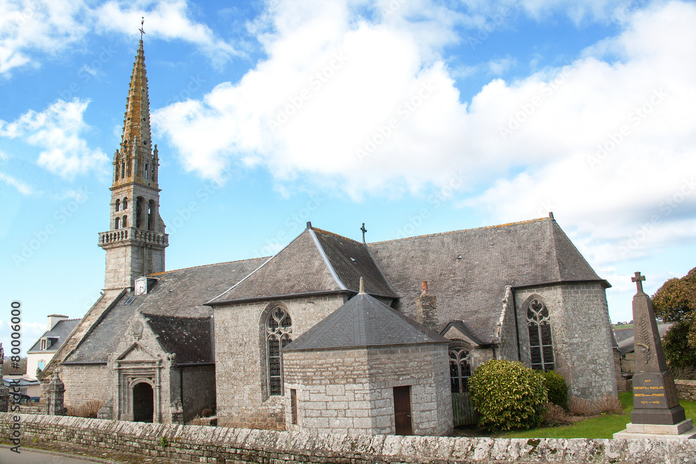 Eglise Saint Magloire à Mahalon, Finistère, Bretagne