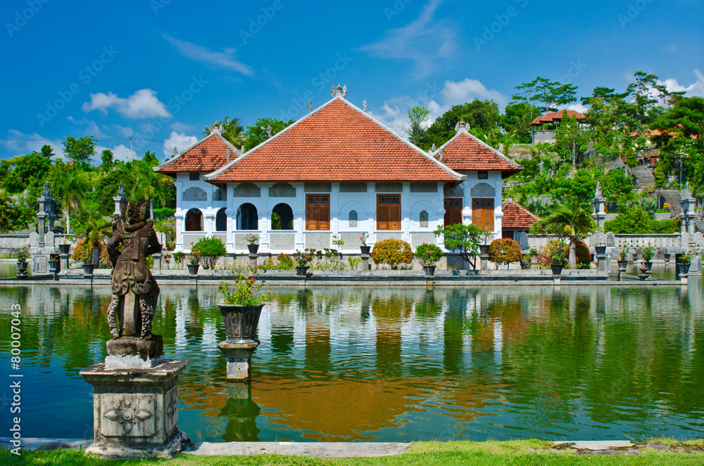 Ujung Water Palace showplace in Karangasem Regency. Bali, Indone