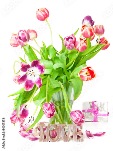 Tulpen, Geschenk, Liebe