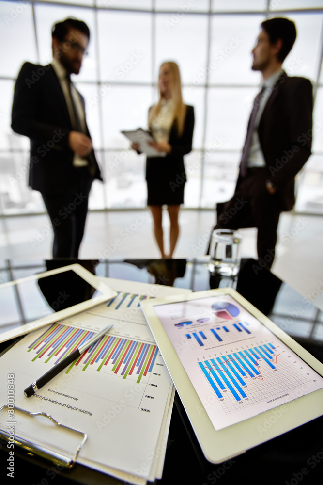 Fototapeta premium Charts and graphs