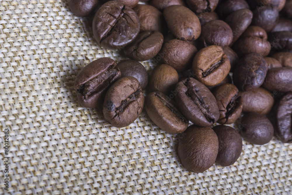 Fototapeta premium coffee beans yuta