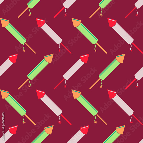 seamless abstract background with bombs