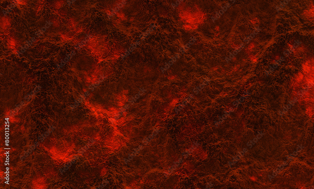 eruption volcano. solidified red fire lava texture